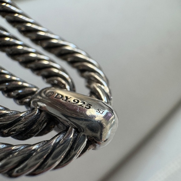 AUTHENTIC David Yurman Confetti wide cuff bracelet w/diamonds - Picture 5 of 6